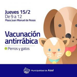 Jornada de vacunación antirrábica